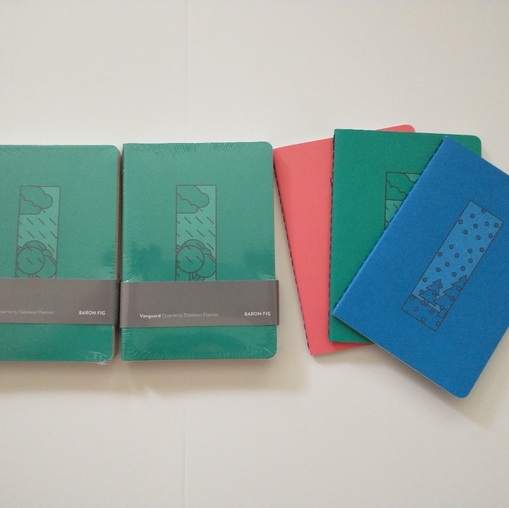 2+ Baron Fig Vanguard Pocket Dateless Planner Sets